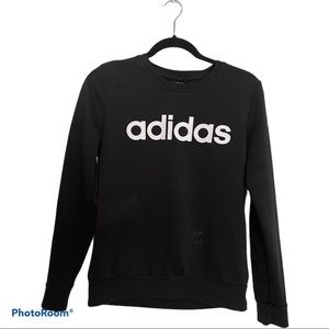 Adidas Women’s Size S Black Crew Neck Sweater